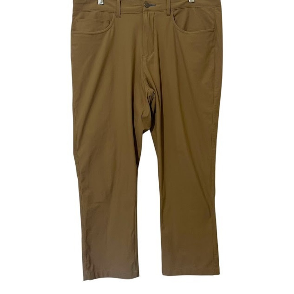Twillory Khaki Performance Fabric Tailored Fit Golf Chino Pants Mens 36‎